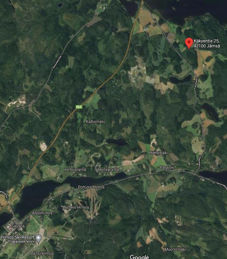 Jämsän Airsoft Games sijainti